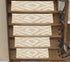 Meadow - Beige Turkish Premium Quality Stair Rugs  Low Pile Carpet Treads for Wooden Stairs